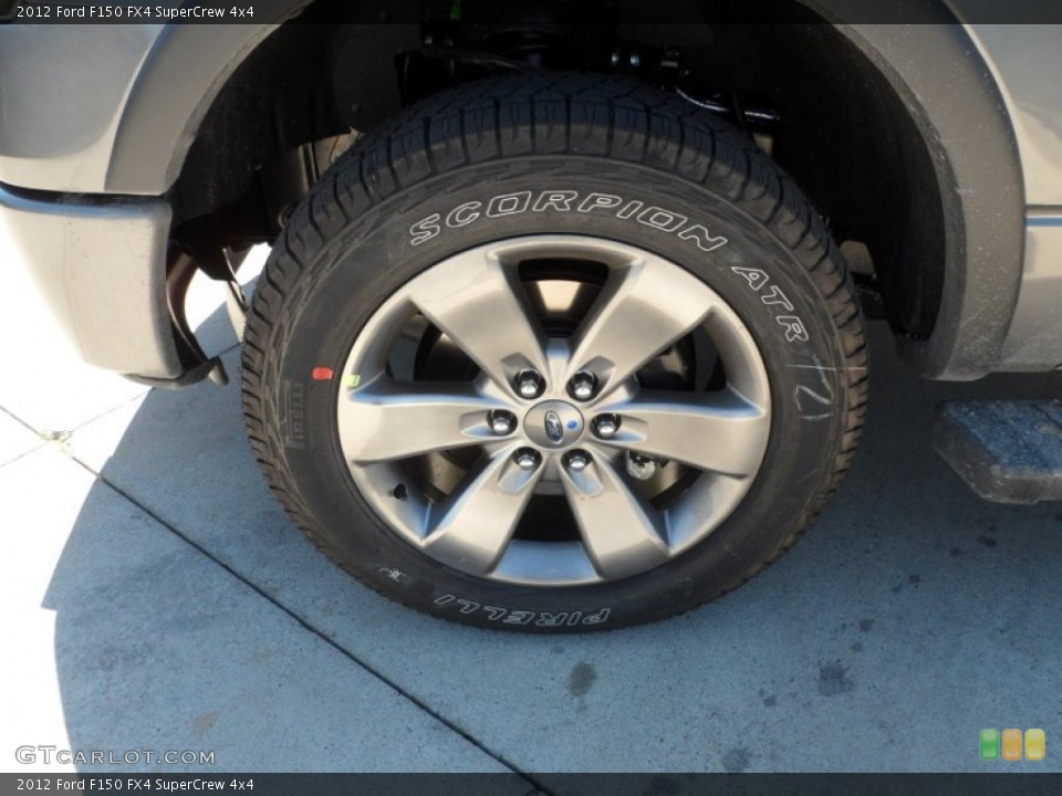 2012 Ford F150 FX4 SuperCrew 4x4 Wheel and Tire Photo #62754052