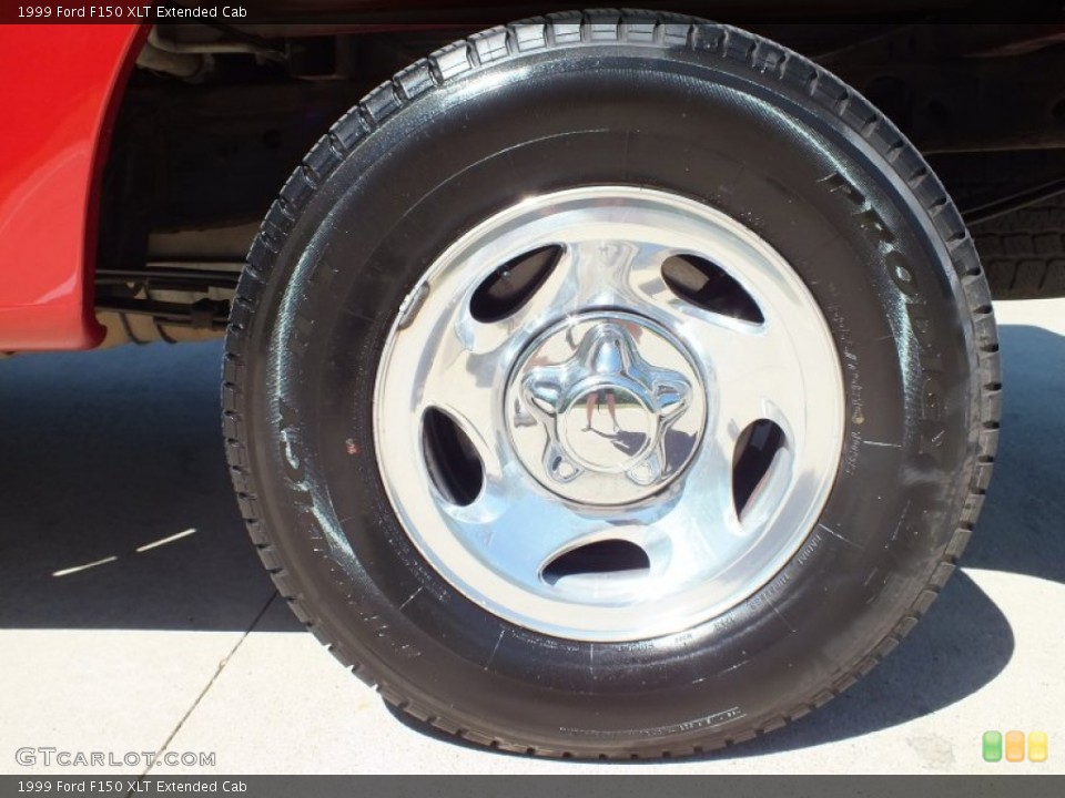 1999 Ford F150 XLT Extended Cab Wheel and Tire Photo #62762032