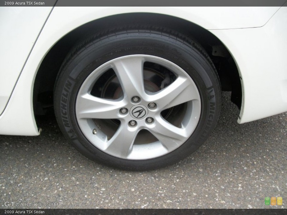 2009 Acura TSX Sedan Wheel and Tire Photo #62777886