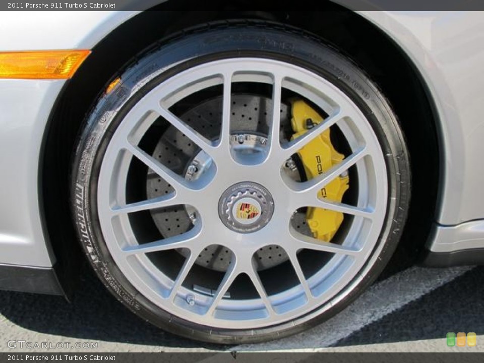 2011 Porsche 911 Turbo S Cabriolet Wheel and Tire Photo #62777989