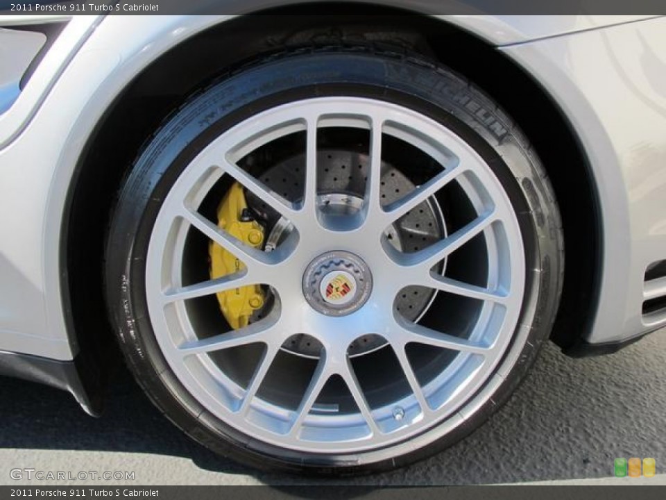 2011 Porsche 911 Turbo S Cabriolet Wheel and Tire Photo #62777994