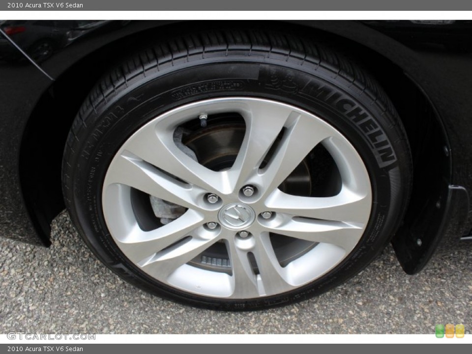2010 Acura TSX V6 Sedan Wheel and Tire Photo #62782401