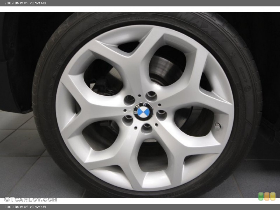 2009 BMW X5 xDrive48i Wheel and Tire Photo #62784069