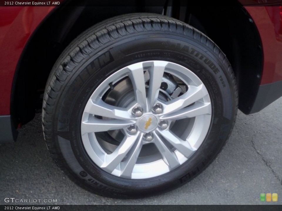 2012 Chevrolet Equinox LT AWD Wheel and Tire Photo #62786613