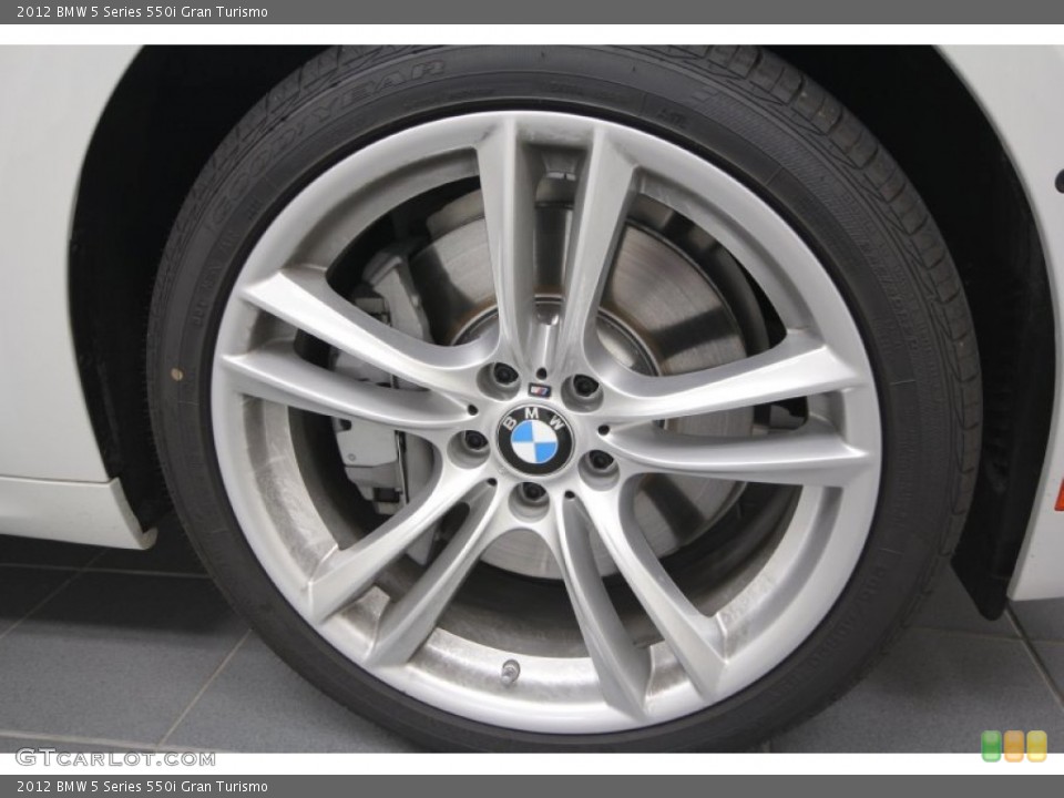 2012 BMW 5 Series 550i Gran Turismo Wheel and Tire Photo #62786982