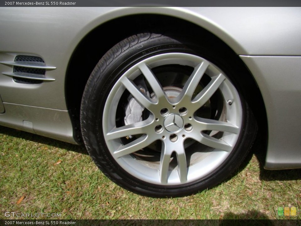 2007 Mercedes-Benz SL 550 Roadster Wheel and Tire Photo #62788111
