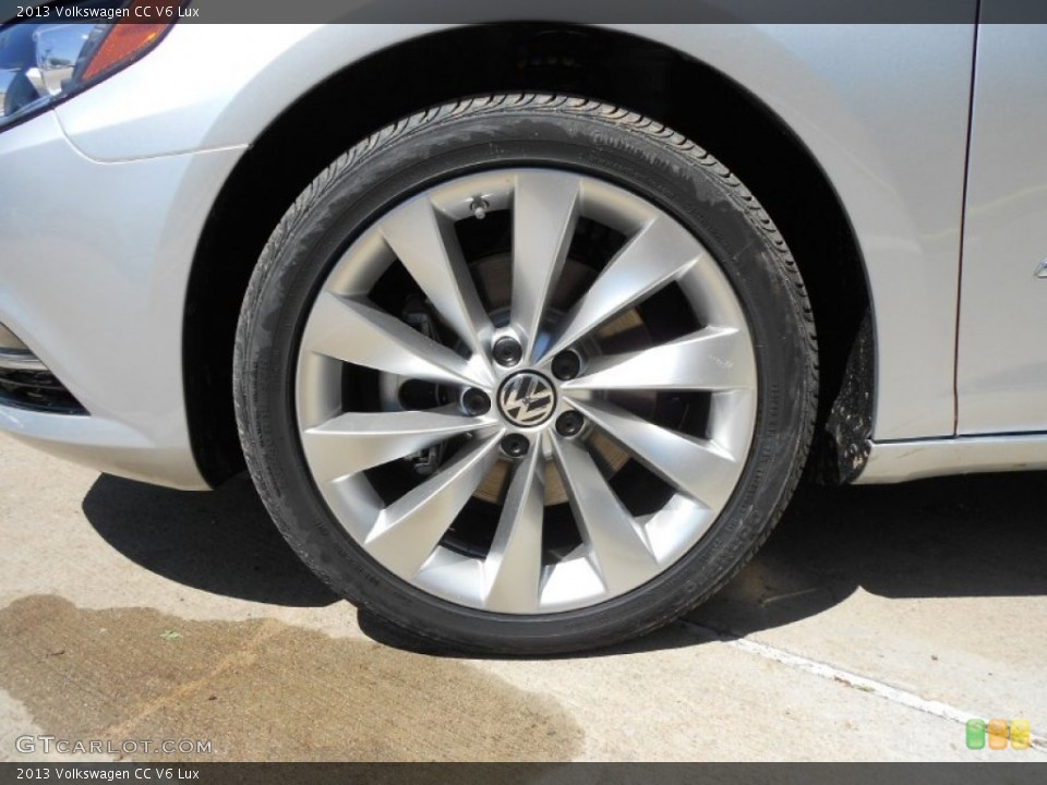 2013 Volkswagen CC V6 Lux Wheel and Tire Photo #62790147