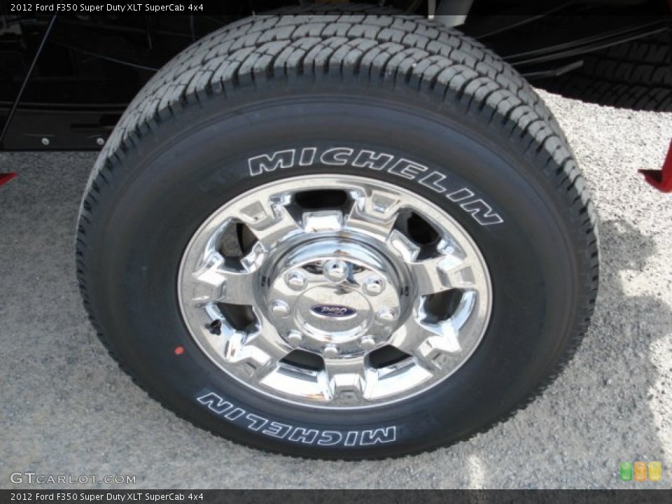 2012 Ford F350 Super Duty XLT SuperCab 4x4 Wheel and Tire Photo #62794708
