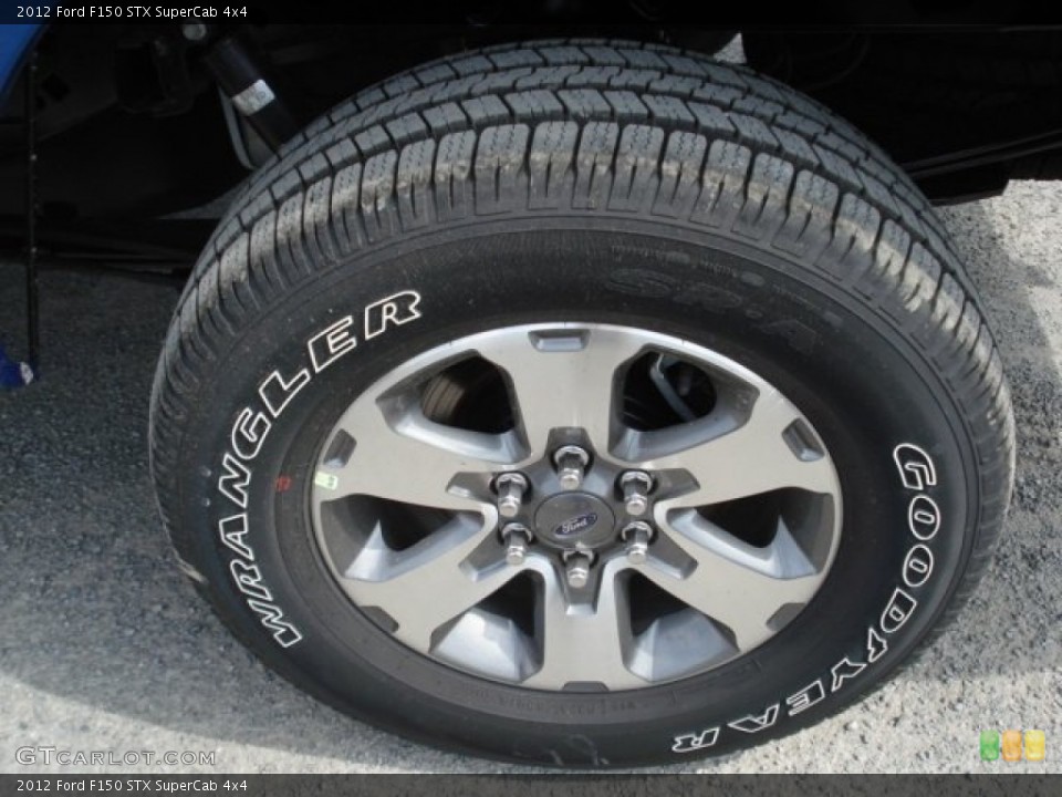 2012 Ford F150 STX SuperCab 4x4 Wheel and Tire Photo #62795779