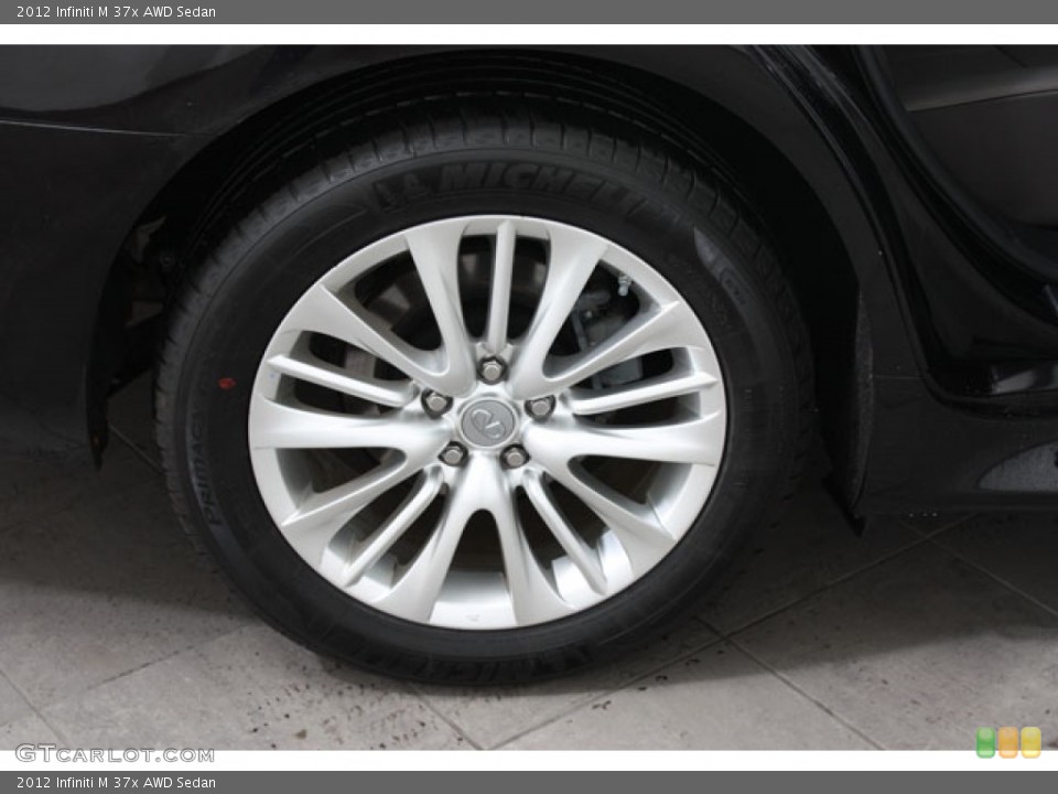 2012 Infiniti M 37x AWD Sedan Wheel and Tire Photo #62797102
