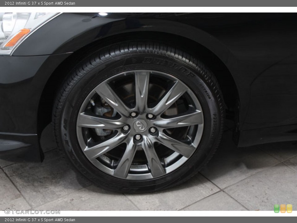 2012 Infiniti G 37 x S Sport AWD Sedan Wheel and Tire Photo #62797336