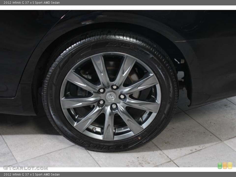 2012 Infiniti G 37 x S Sport AWD Sedan Wheel and Tire Photo #62797345