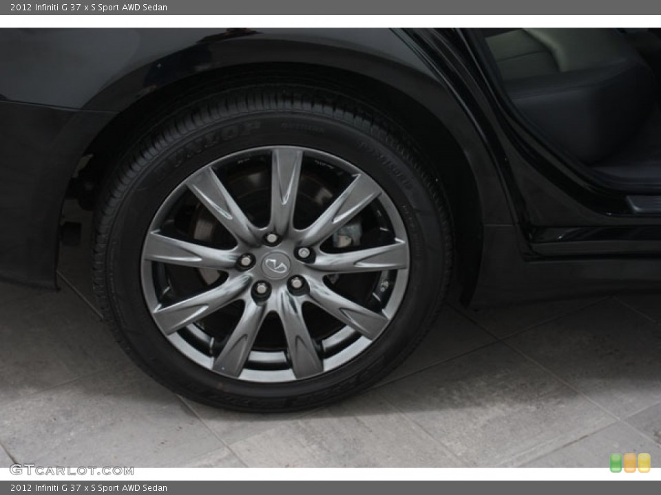 2012 Infiniti G 37 x S Sport AWD Sedan Wheel and Tire Photo #62797354