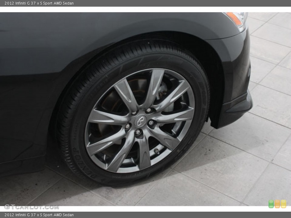 2012 Infiniti G 37 x S Sport AWD Sedan Wheel and Tire Photo #62797363