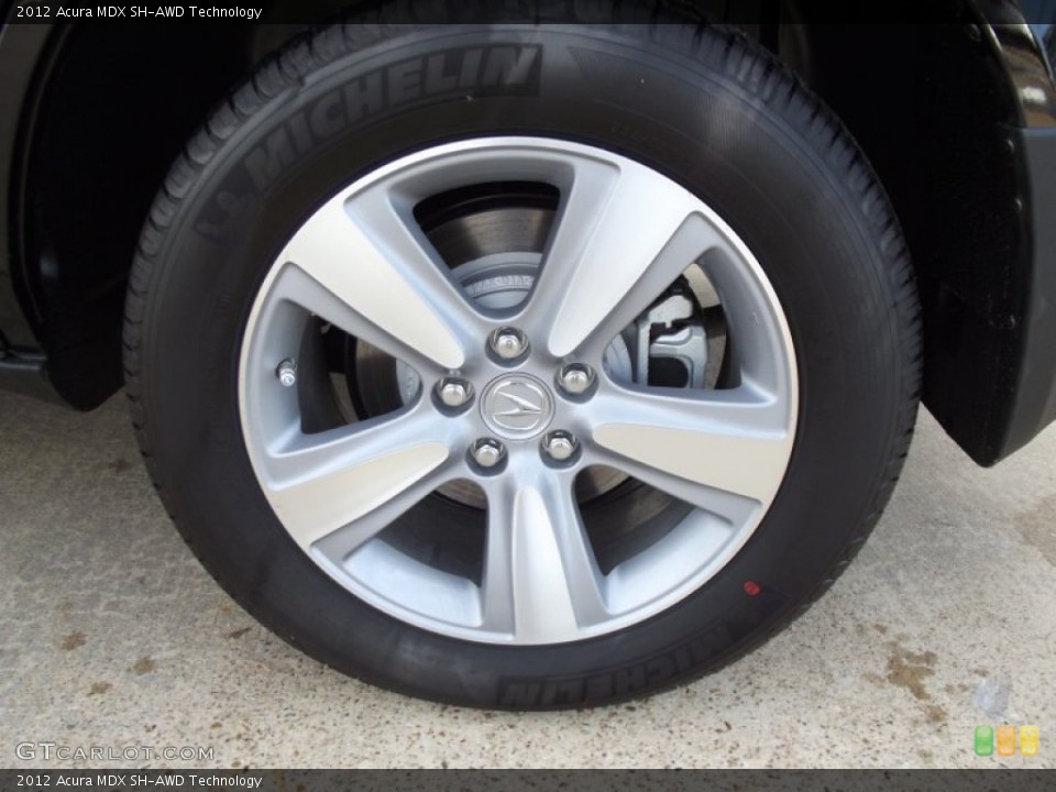2012 Acura MDX SH-AWD Technology Wheel and Tire Photo #62800184