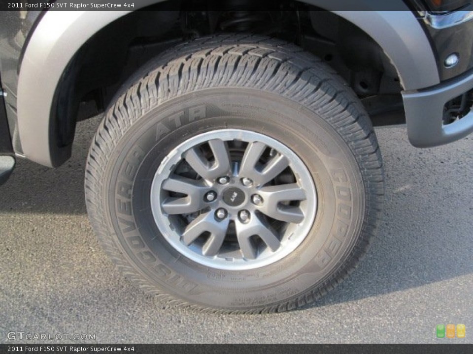 2011 Ford F150 SVT Raptor SuperCrew 4x4 Wheel and Tire Photo #62803483