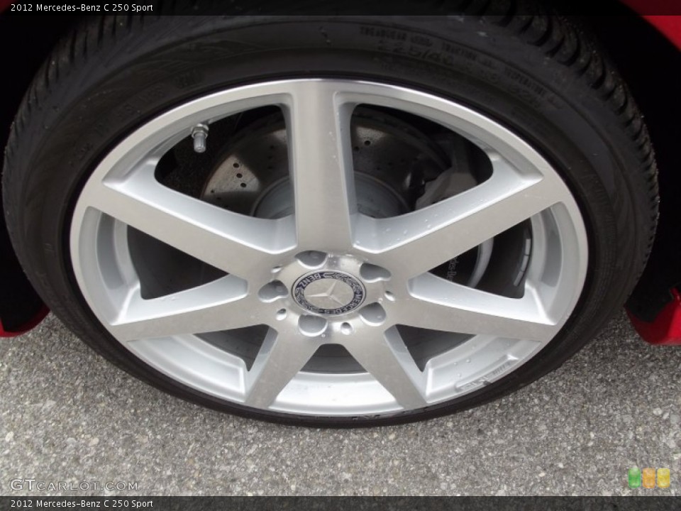 2012 Mercedes-Benz C 250 Sport Wheel and Tire Photo #62806240