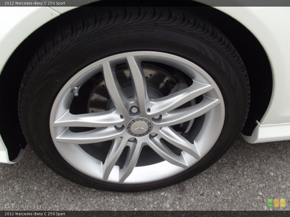 2012 Mercedes-Benz C 250 Sport Wheel and Tire Photo #62806341