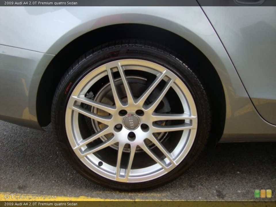 2009 Audi A4 2.0T Premium quattro Sedan Wheel and Tire Photo #62807395
