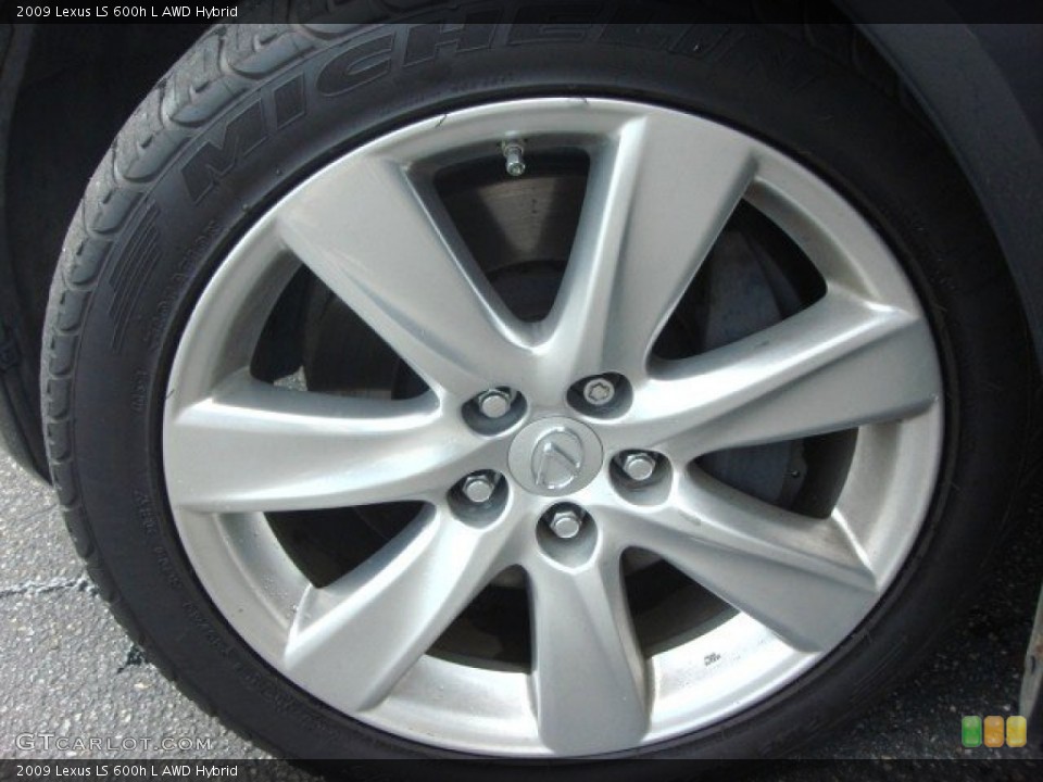 2009 Lexus LS 600h L AWD Hybrid Wheel and Tire Photo #62807818