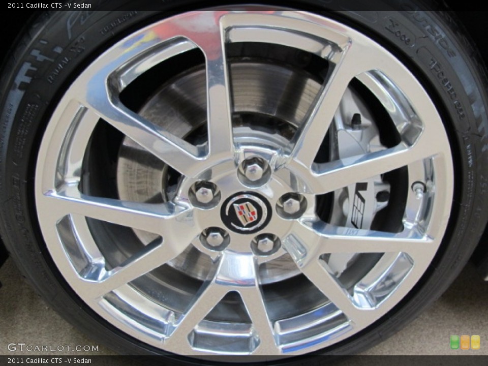 2011 Cadillac CTS -V Sedan Wheel and Tire Photo #62811895