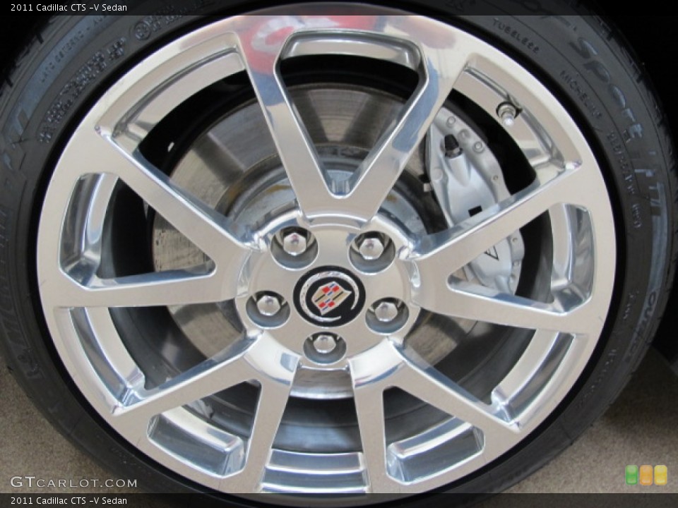 2011 Cadillac CTS -V Sedan Wheel and Tire Photo #62811913