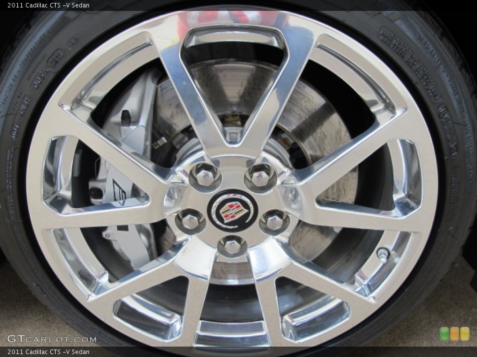 2011 Cadillac CTS -V Sedan Wheel and Tire Photo #62811922