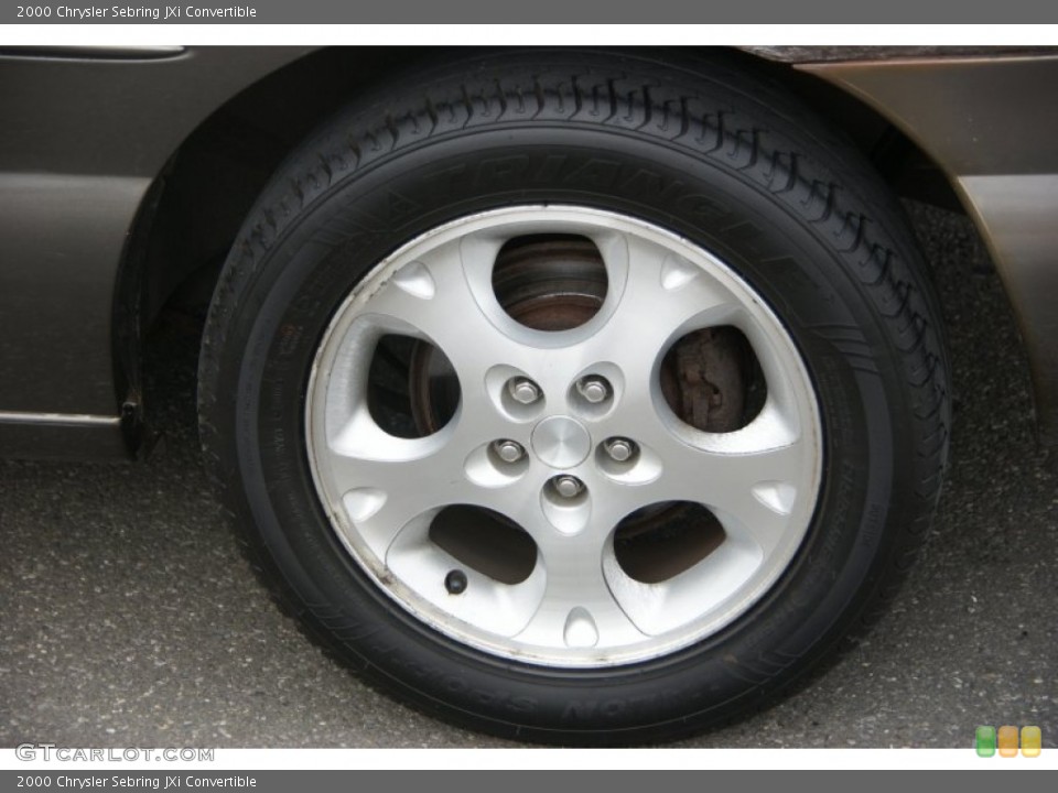 2000 Chrysler Sebring JXi Convertible Wheel and Tire Photo #62812423