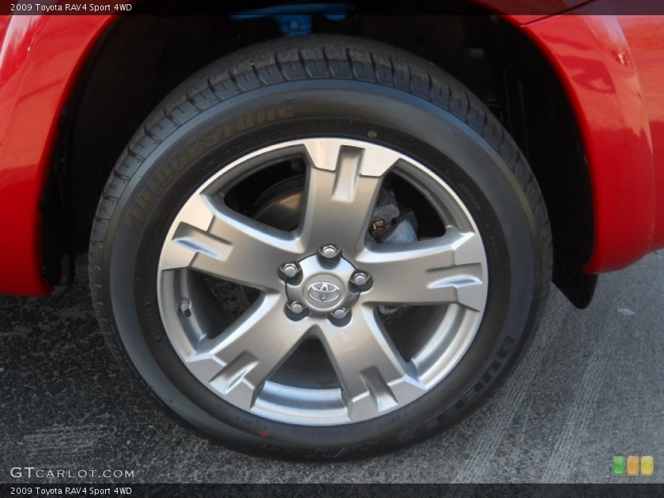 2009 Toyota RAV4 Sport 4WD Wheel and Tire Photo #62815128