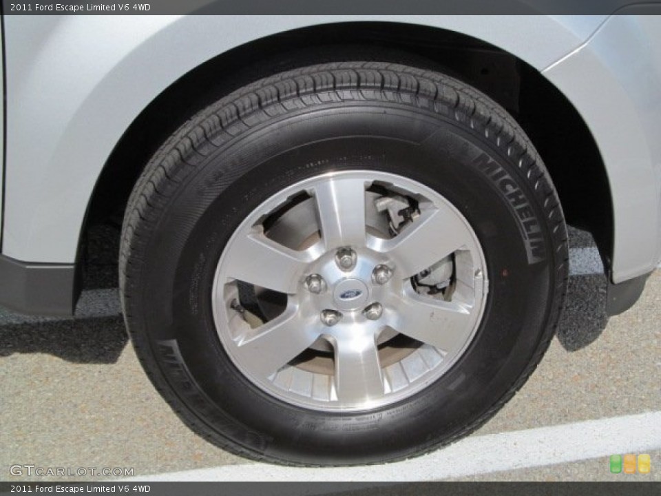 2011 Ford Escape Limited V6 4WD Wheel and Tire Photo #62817466