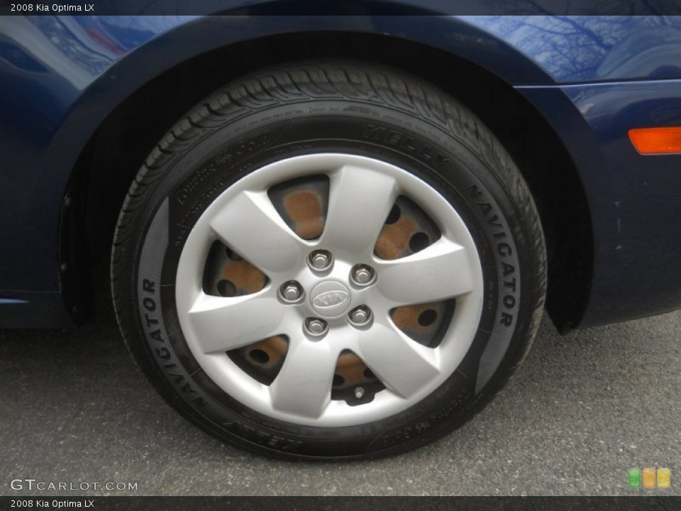 2008 Kia Optima LX Wheel and Tire Photo #62819590