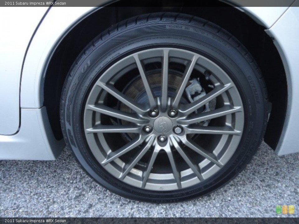 2011 Subaru Impreza WRX Sedan Wheel and Tire Photo #62821509