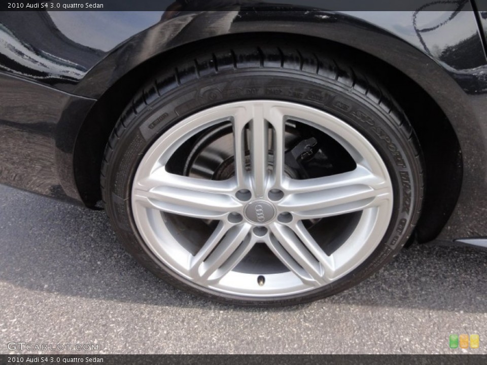 2010 Audi S4 3.0 quattro Sedan Wheel and Tire Photo #62828380
