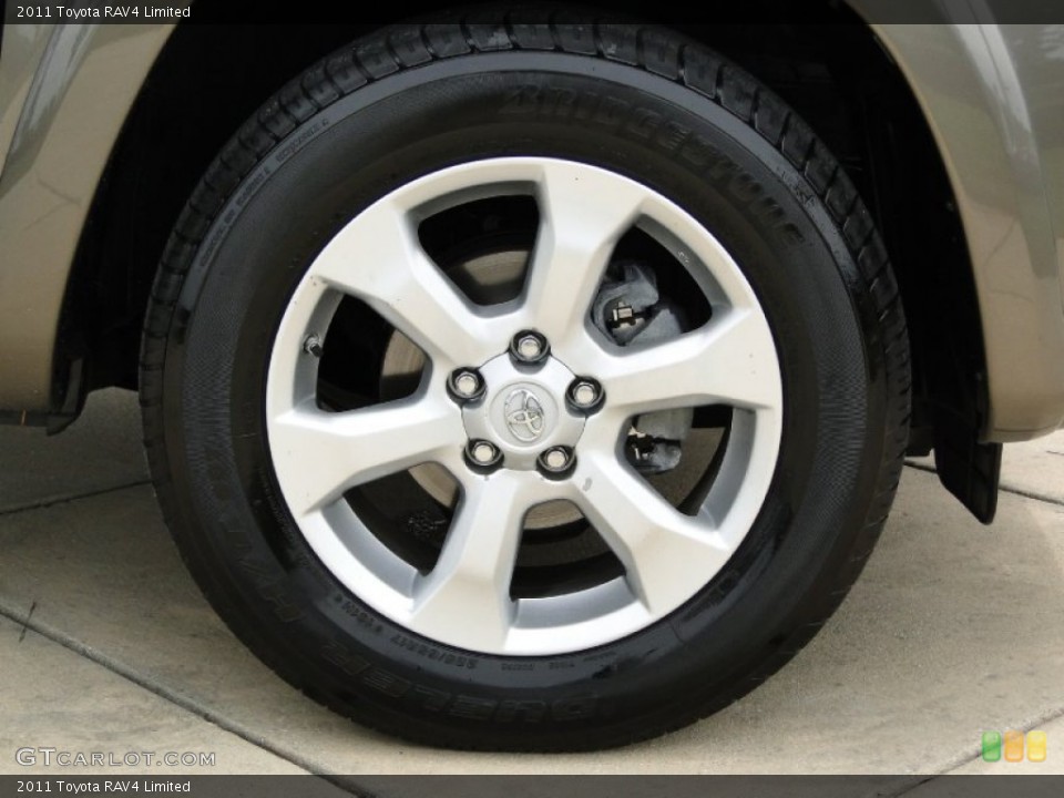 2011 Toyota RAV4 Limited Wheel and Tire Photo #62828592