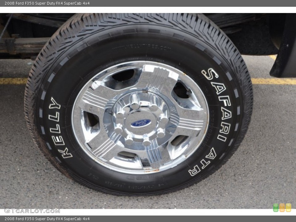 2008 Ford F350 Super Duty FX4 SuperCab 4x4 Wheel and Tire Photo #62831771