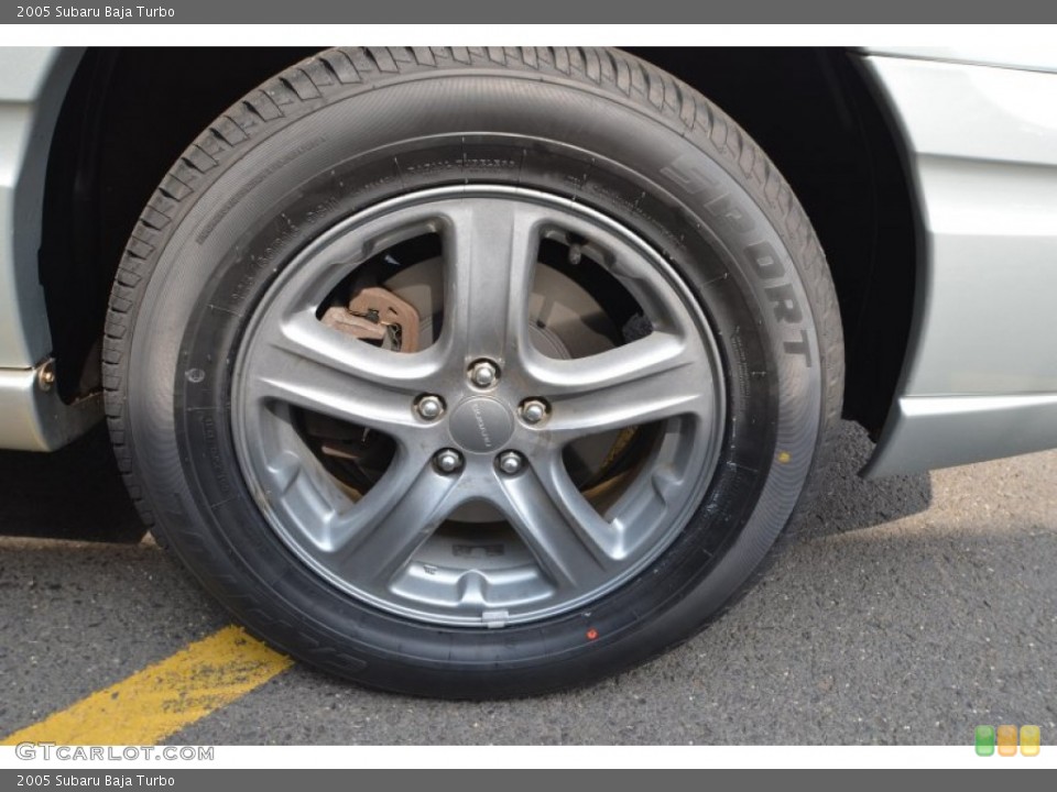2005 Subaru Baja Turbo Wheel and Tire Photo #62832230