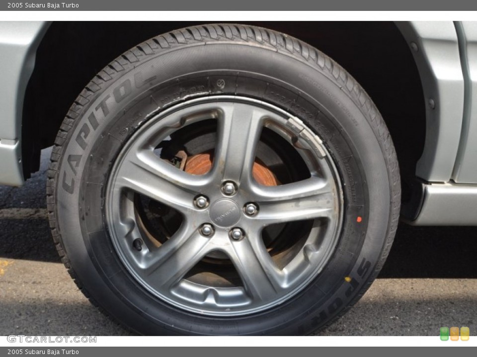 2005 Subaru Baja Turbo Wheel and Tire Photo #62832237