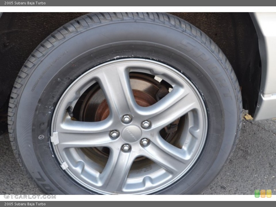 2005 Subaru Baja Turbo Wheel and Tire Photo #62832244
