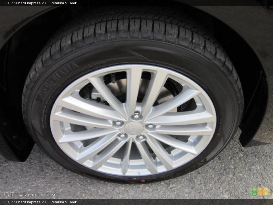 2012 Subaru Impreza 2.0i Premium 5 Door Wheel and Tire Photo #62834297