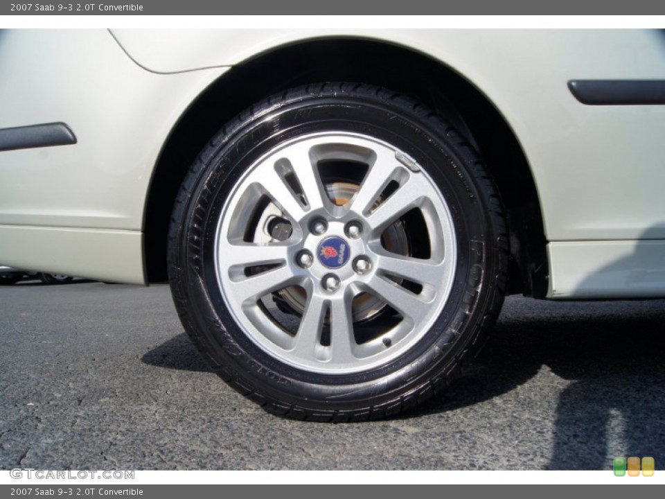 2007 Saab 9-3 2.0T Convertible Wheel and Tire Photo #62836164