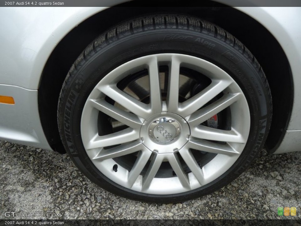 2007 Audi S4 4.2 quattro Sedan Wheel and Tire Photo #62846259