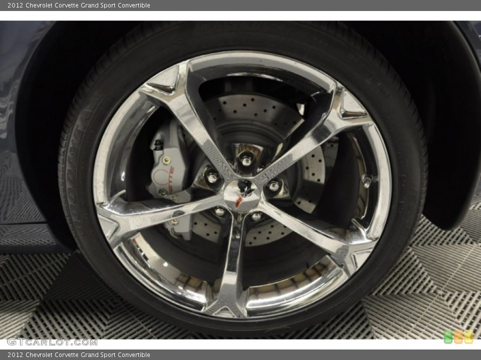 2012 Chevrolet Corvette Grand Sport Convertible Wheel and Tire Photo #62848070