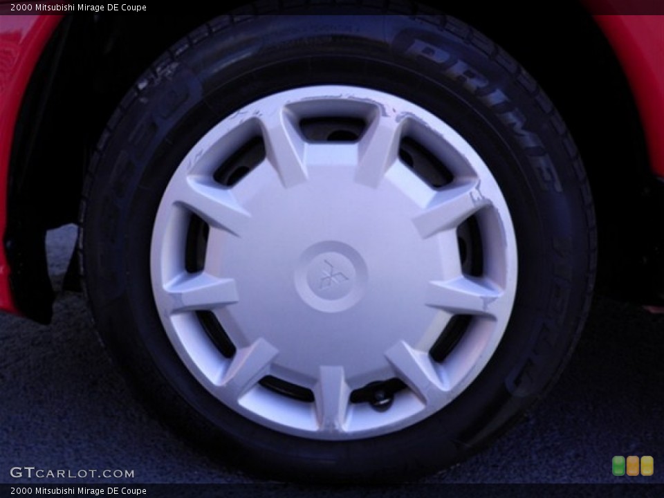 2000 Mitsubishi Mirage DE Coupe Wheel and Tire Photo #62849818