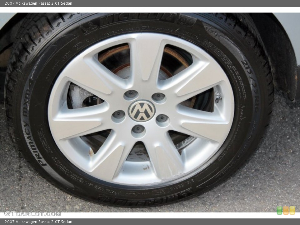 2007 Volkswagen Passat 2.0T Sedan Wheel and Tire Photo #62854828