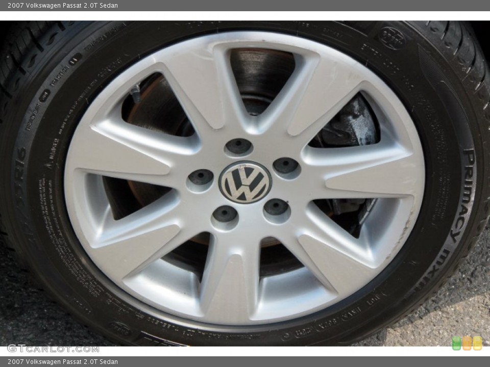 2007 Volkswagen Passat 2.0T Sedan Wheel and Tire Photo #62854846