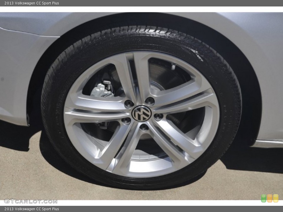 2013 Volkswagen CC Sport Plus Wheel and Tire Photo #62856414