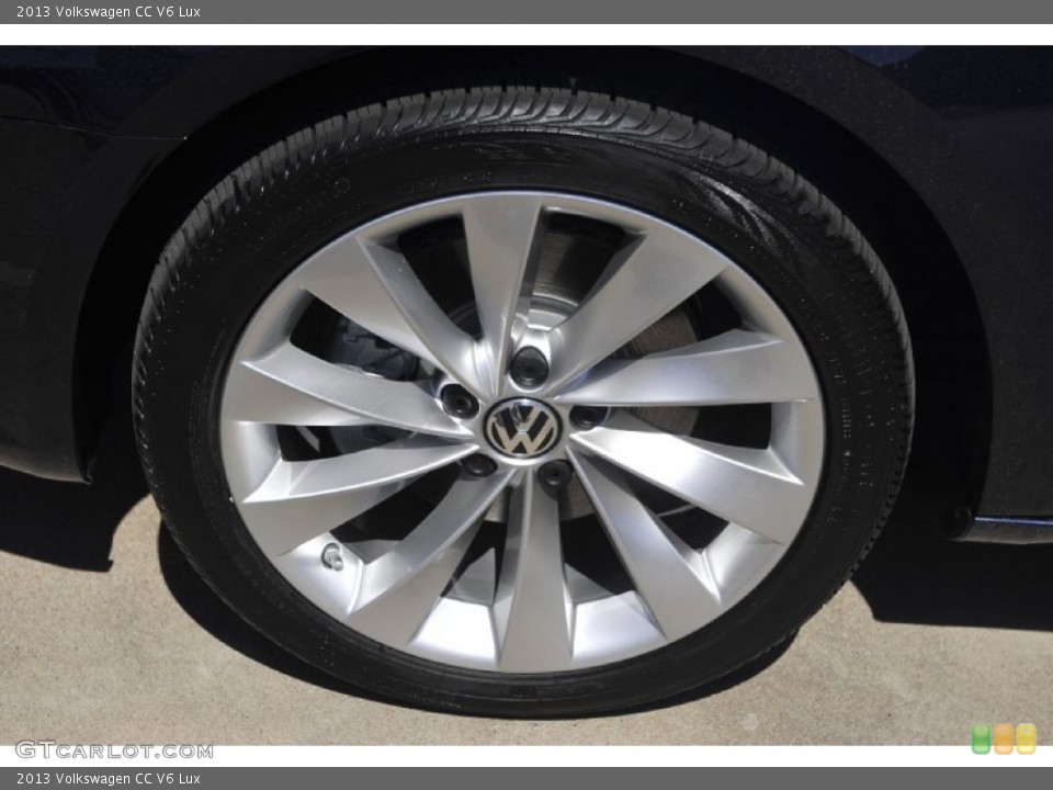 2013 Volkswagen CC V6 Lux Wheel and Tire Photo #62856766