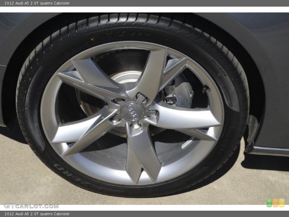 2012 Audi A5 2.0T quattro Cabriolet Wheel and Tire Photo #62857792