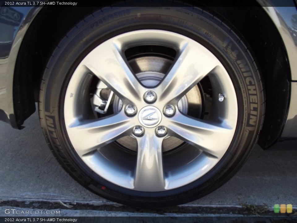 2012 Acura TL 3.7 SH-AWD Technology Wheel and Tire Photo #62857981