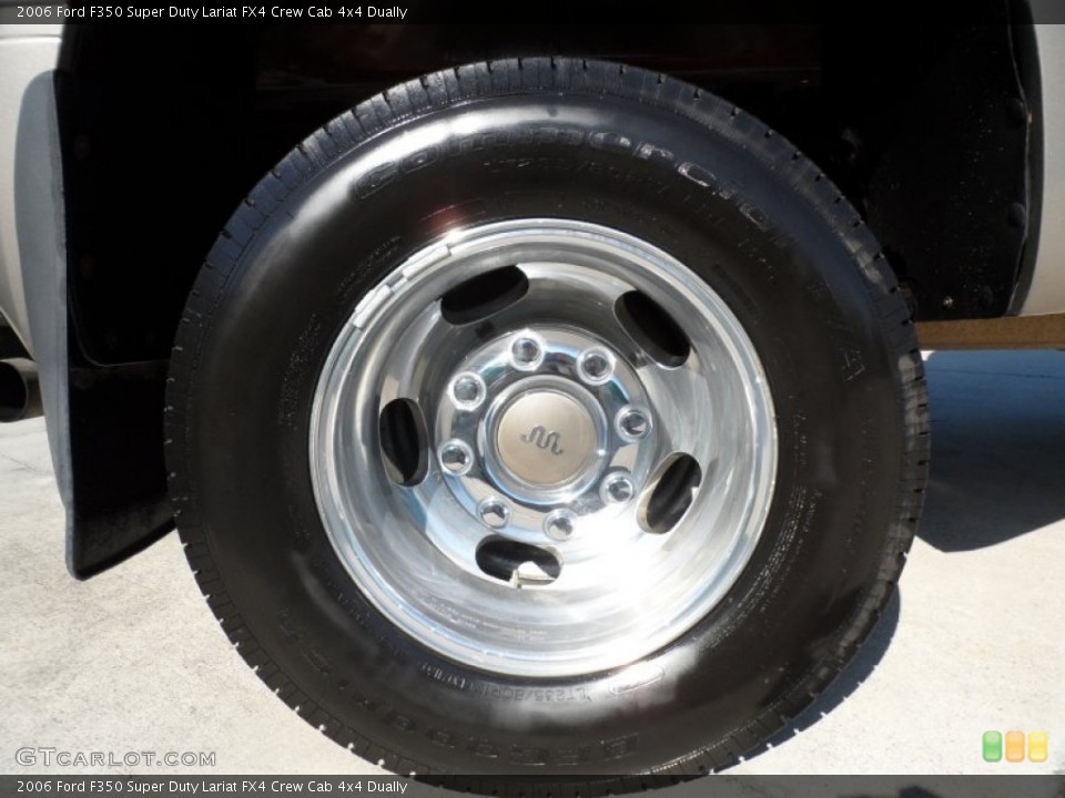 2006 Ford F350 Super Duty Lariat FX4 Crew Cab 4x4 Dually Wheel and Tire Photo #62859091